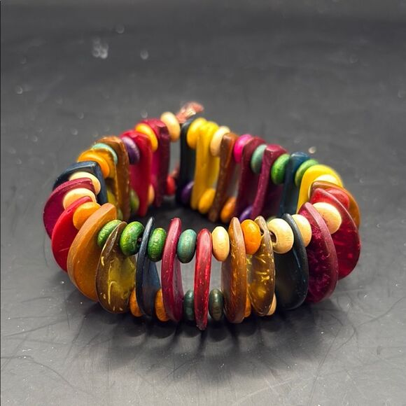 Colorful Beaded Bracelet - Picture 2 of 5